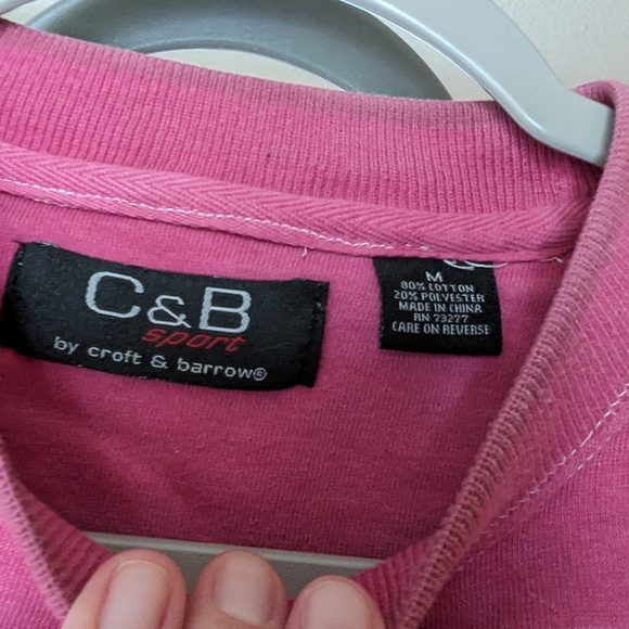 Crew Neck Forest Embroidery Pink Tie Dye - Picture 7 of 11